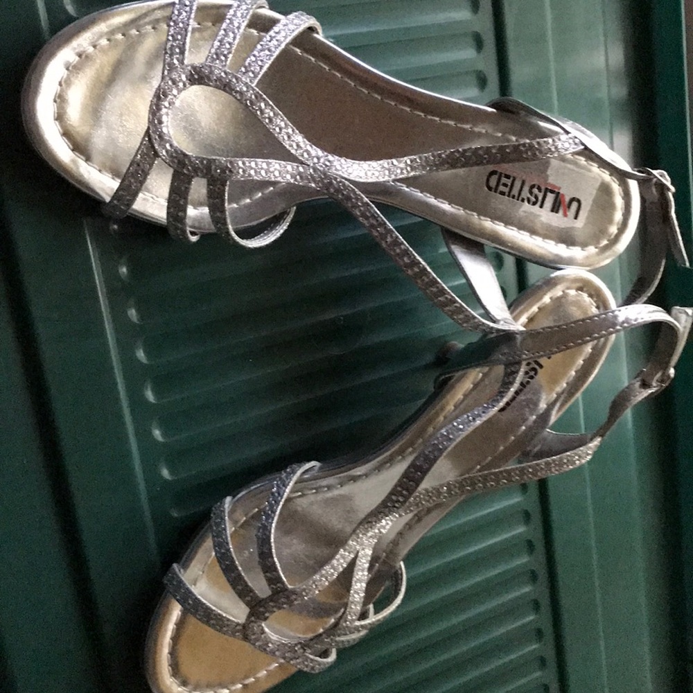 Silver shoes